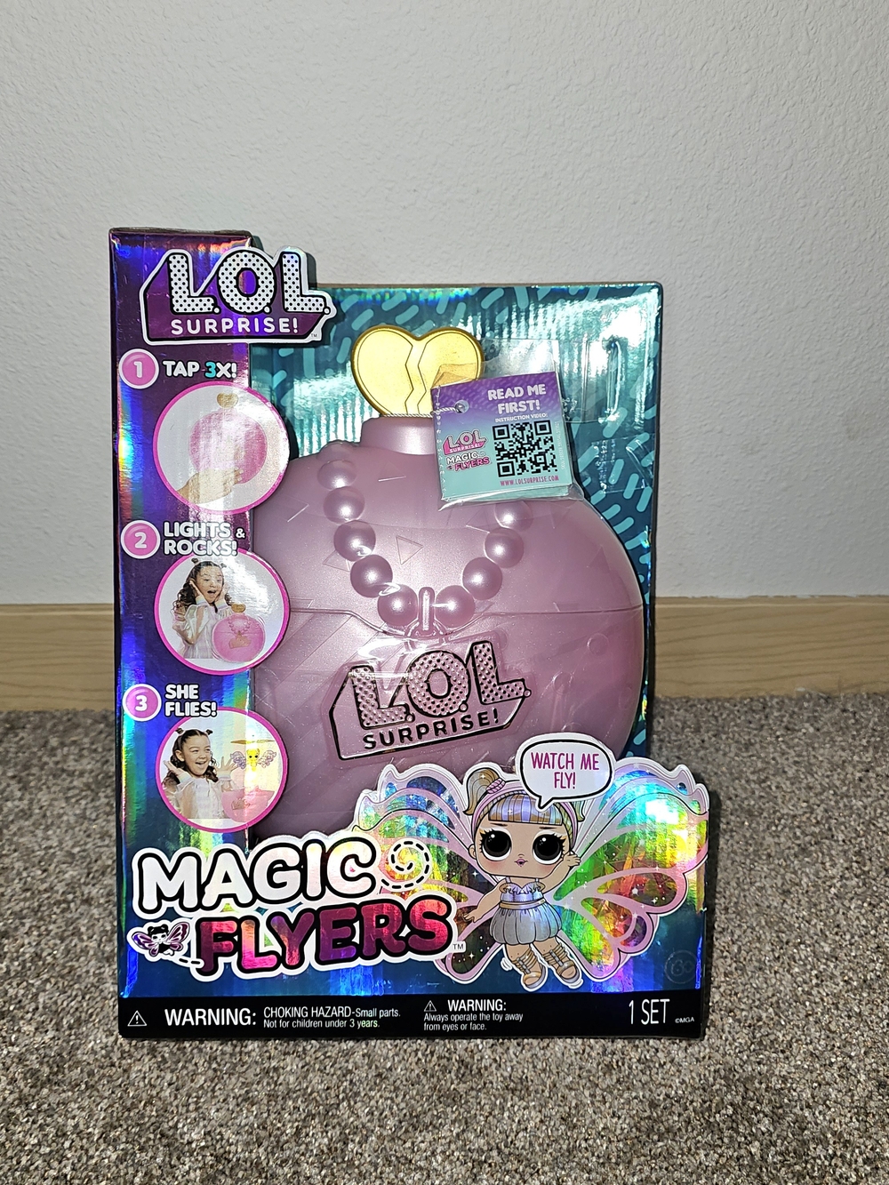 L.O.L. Surprise! Magic Flyers Pink Flying Doll Toy